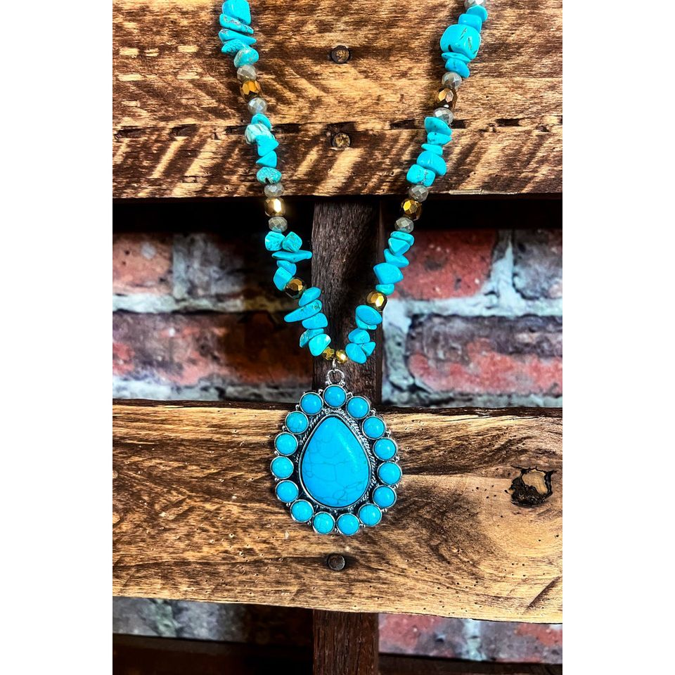 Turquoise Necklace Jewelry Promo