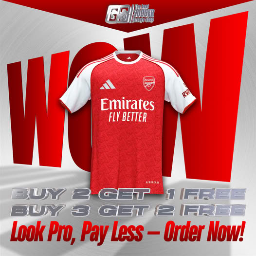 Arsenal Football Shirt Promo