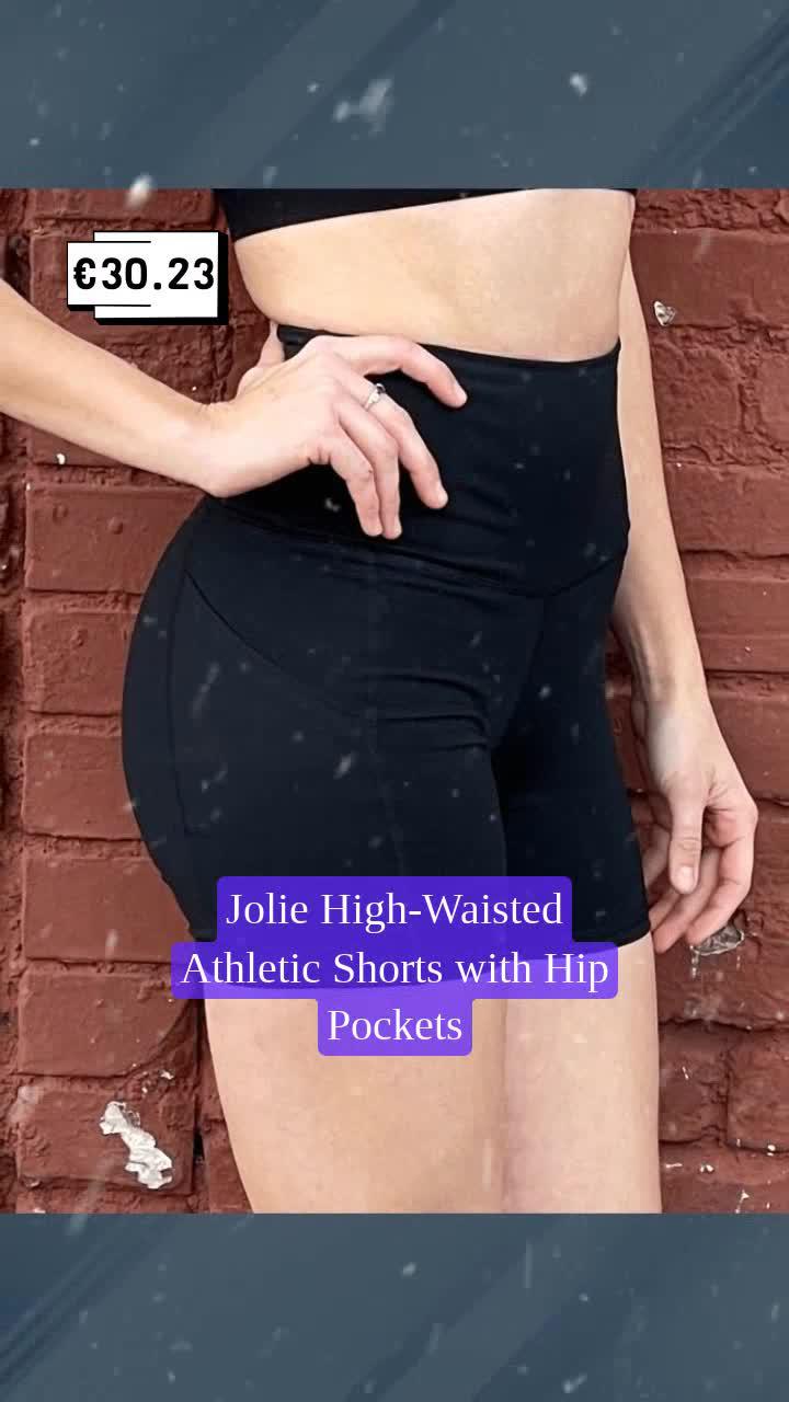 Jolie High-Waisted Athletic Shorts Promo