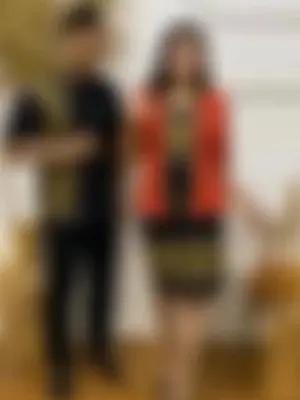 Christmas Batik Couple Fashion