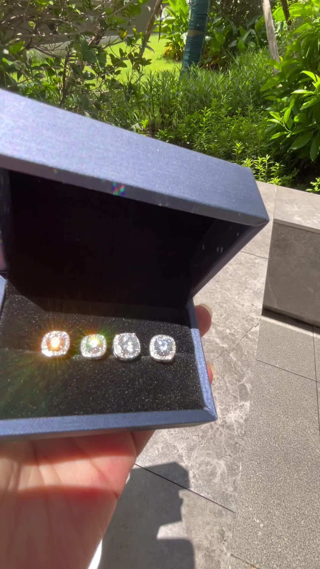 Moissanite Earrings Glow Promo