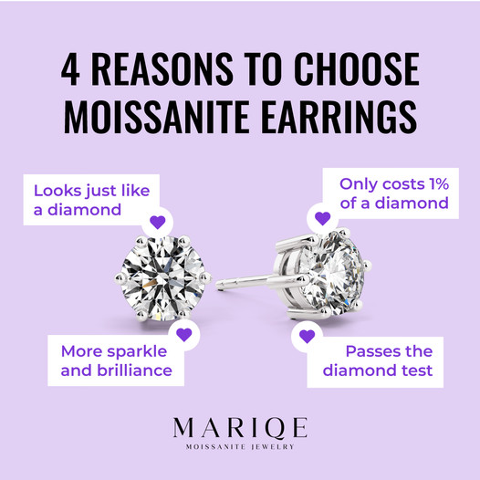 Moissanite Earrings Promotion