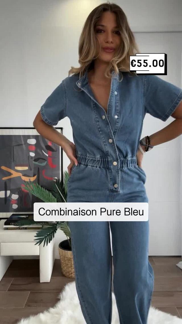 Spring Denim Jumpsuit Promo