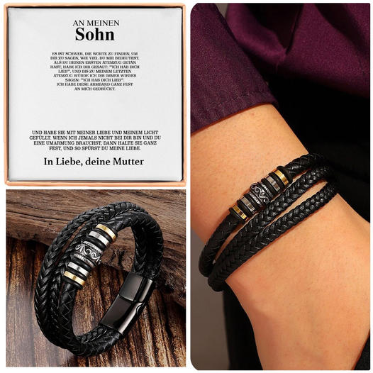 Spring Sale Men's Leather Bracelet