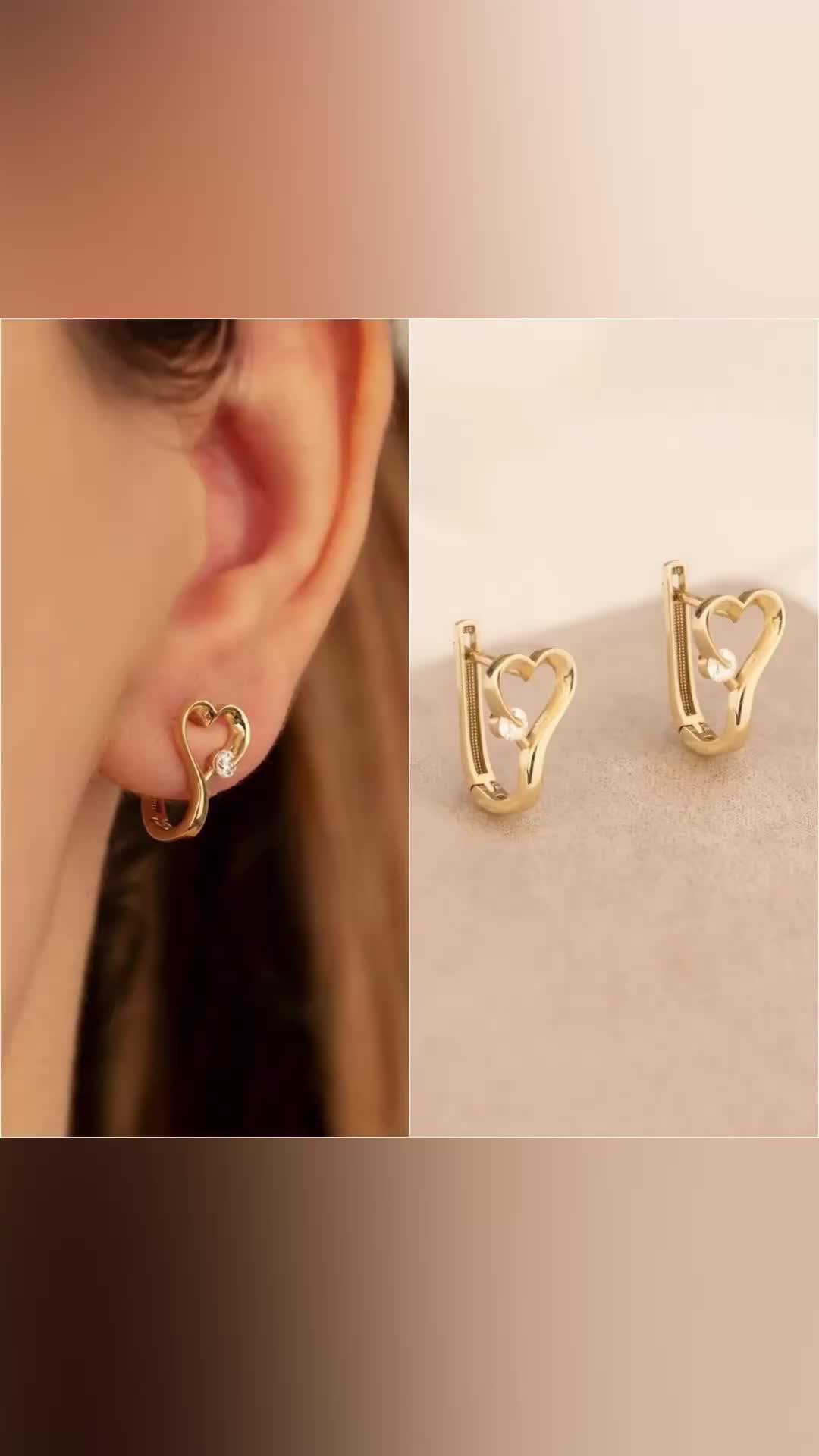 Heart Earrings 50% Off Promo