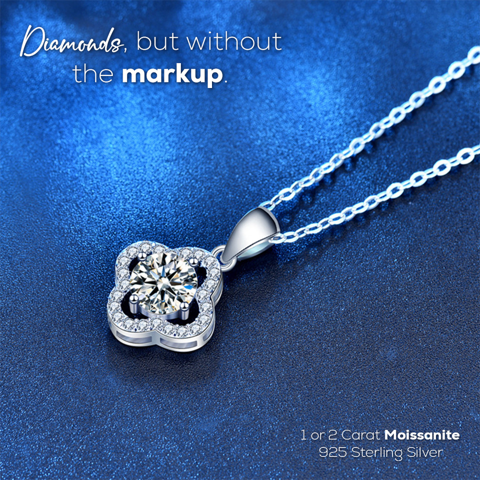 Moissanite Jewelry Luxury Look Promo