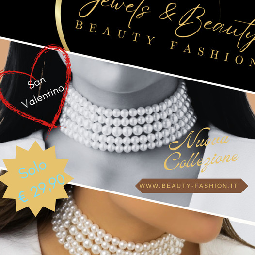Valentine's Day Pearl Necklace Promo