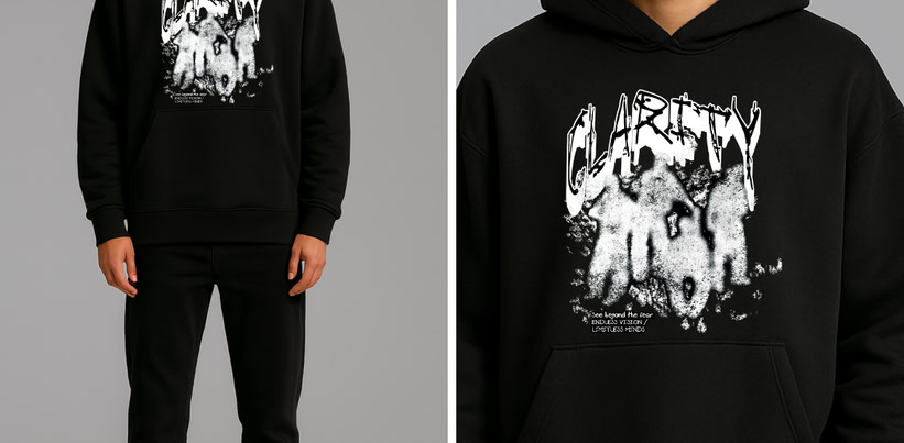 Black Month CLARITY Hoodie Promo