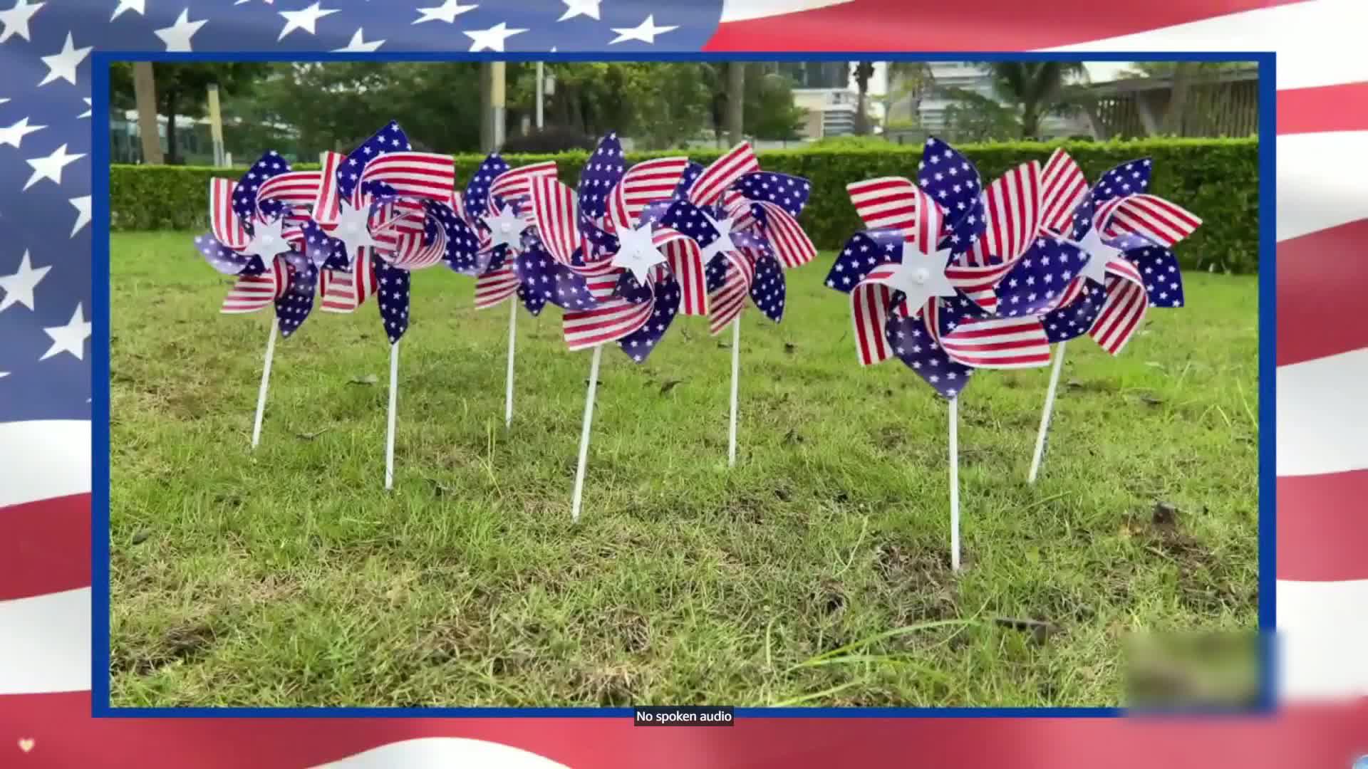 Independence Day Patriotic Windmill Promo