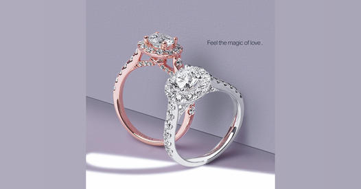 Valentine's Day Signature Halo Ring