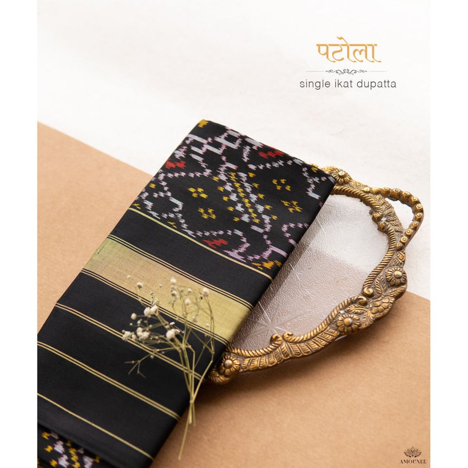 Handcrafted Ikat Dupatta Promotion