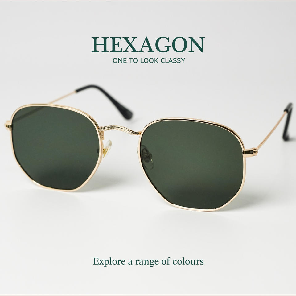 Hexagon Sunglasses Promo