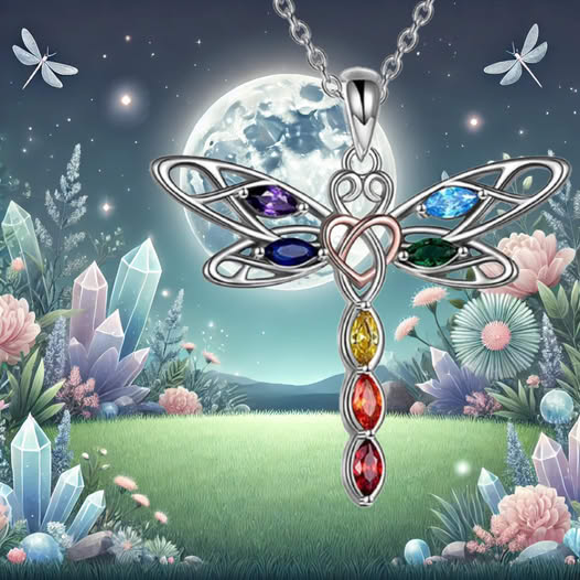 Free Seven Chakras Dragonfly Necklace Offer