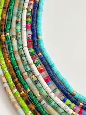 Summer Crystal Beaded Necklace Promo