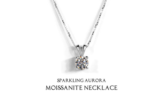 Moissanite Necklace Jewelry Promo