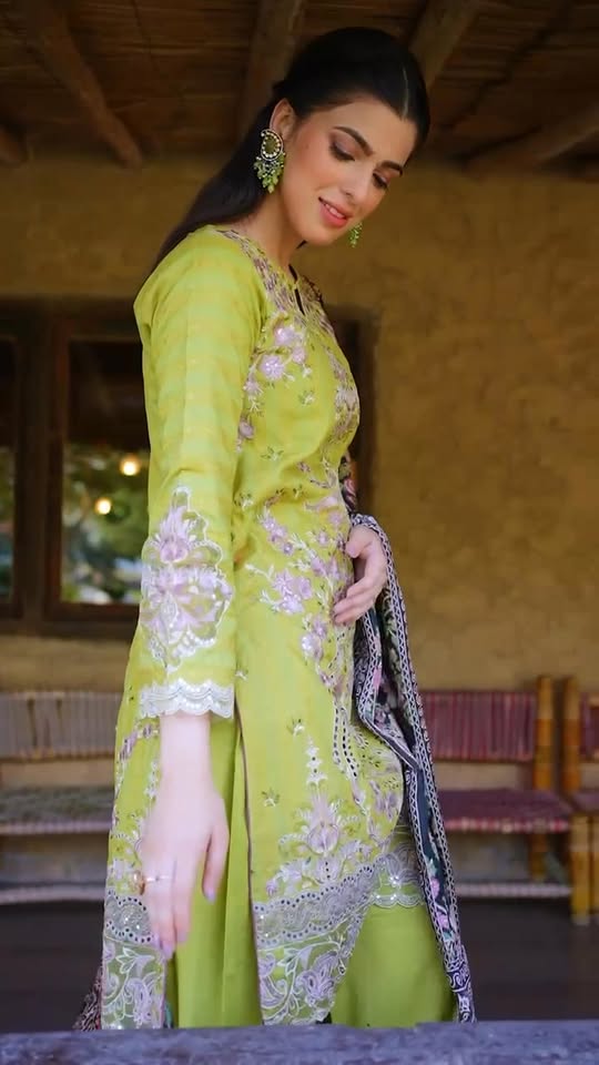Tilla Barosha Embroidered Suit Promo