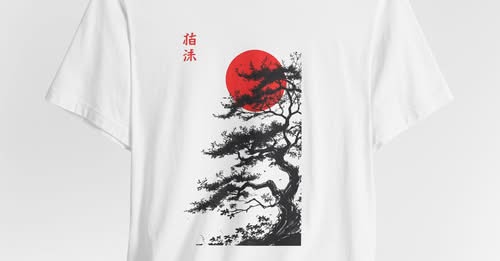 Japanese Art T-Shirt Design