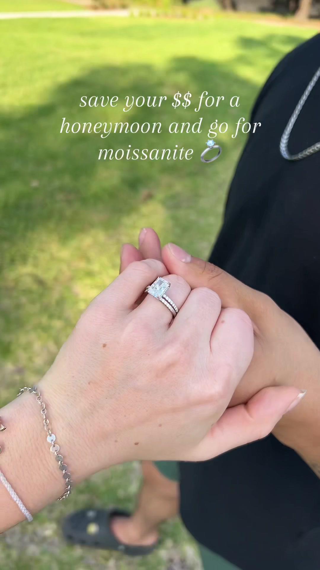 Moissanite Engagement Ring Promo