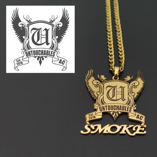 Custom Logo Pendant Necklace Offer