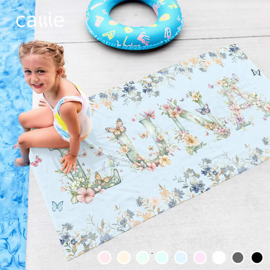 Summer Fun Personalized Beach Towel