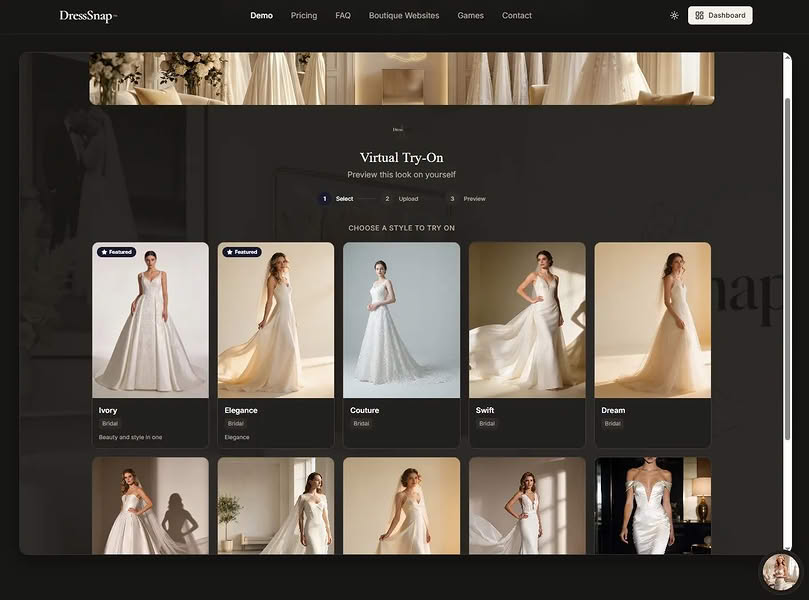 DressSnap Bridal Giveaway Promo
