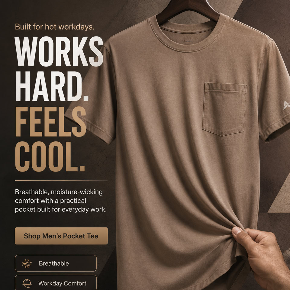 Comfortable Pocket T-Shirt Promo