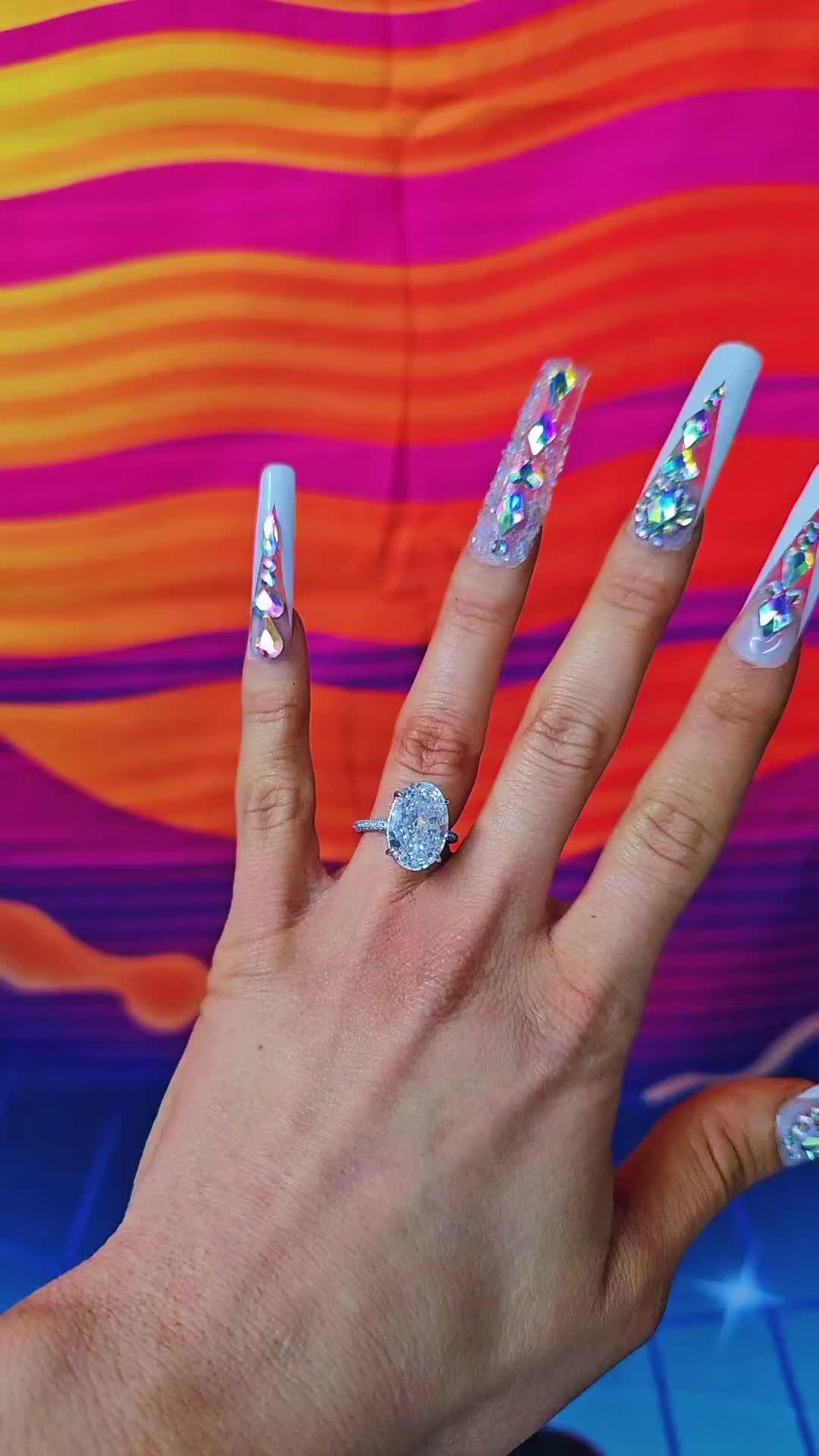 Moissanite Engagement Ring Promo