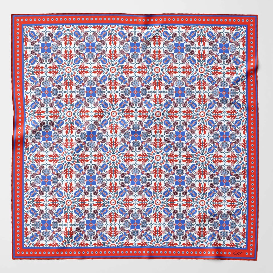 Italian Silk Scarf Collection Promo