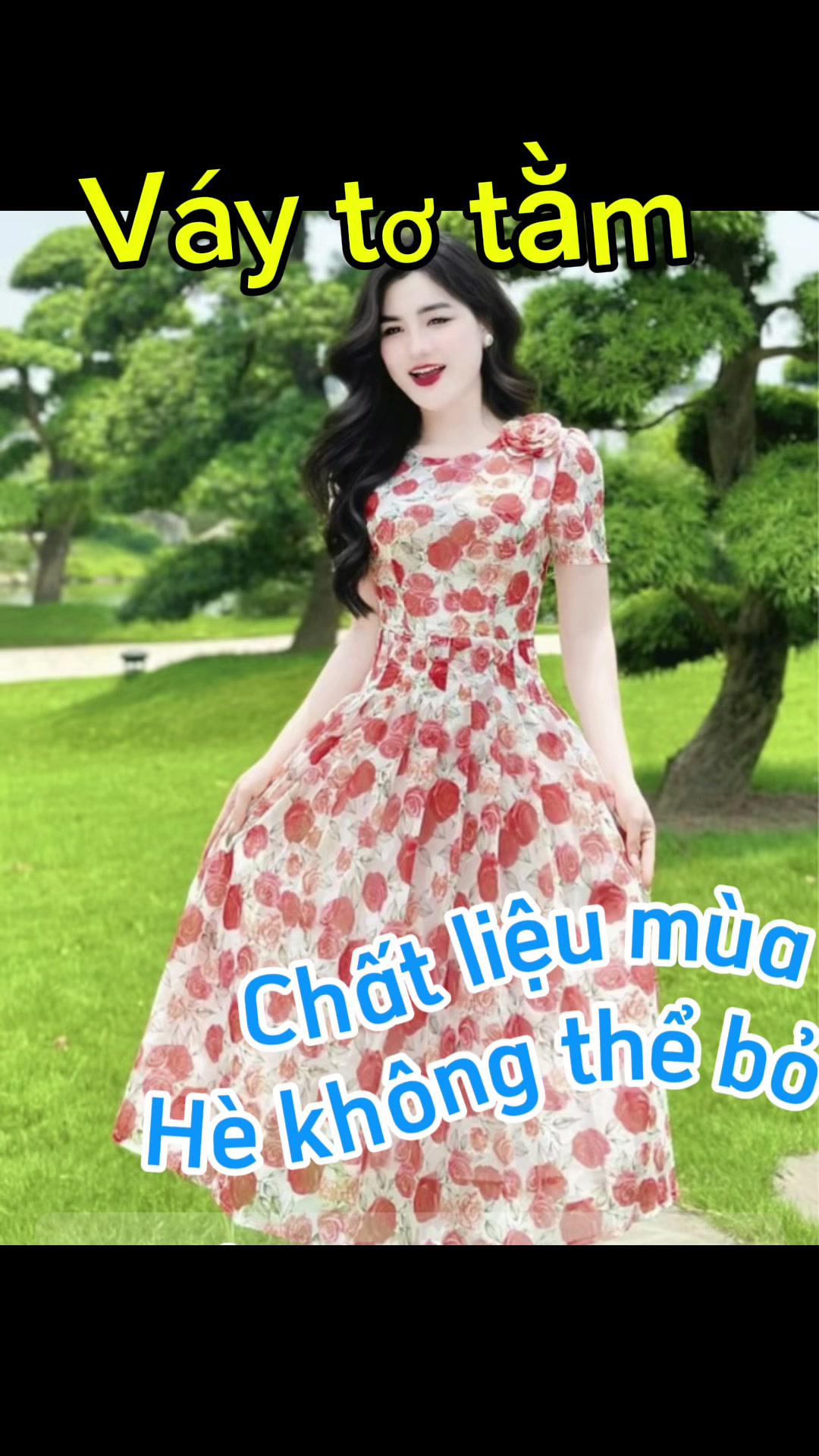 Summer Silk Dress Fashion Promo