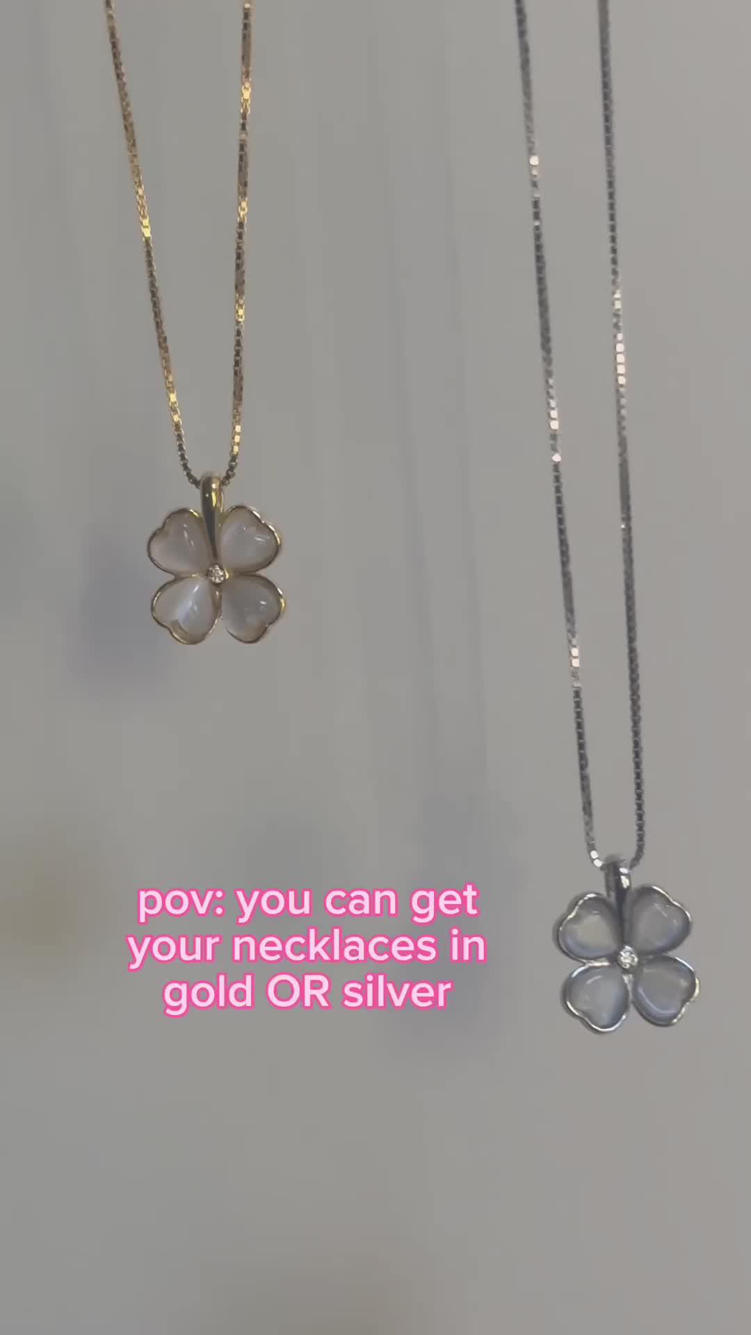 Gold and Silver Necklaces Promo