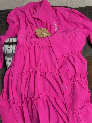 Summer Pink Dress Fashion Promo
