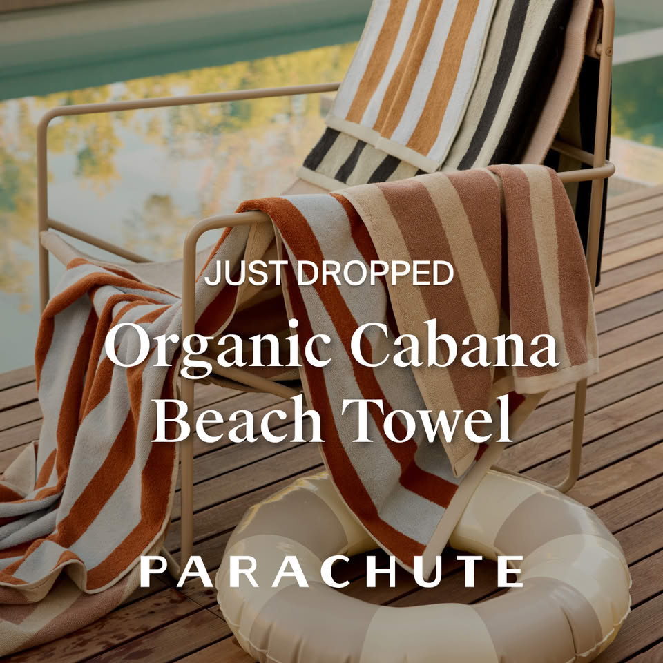 Organic Cabana Beach Towel Launch
