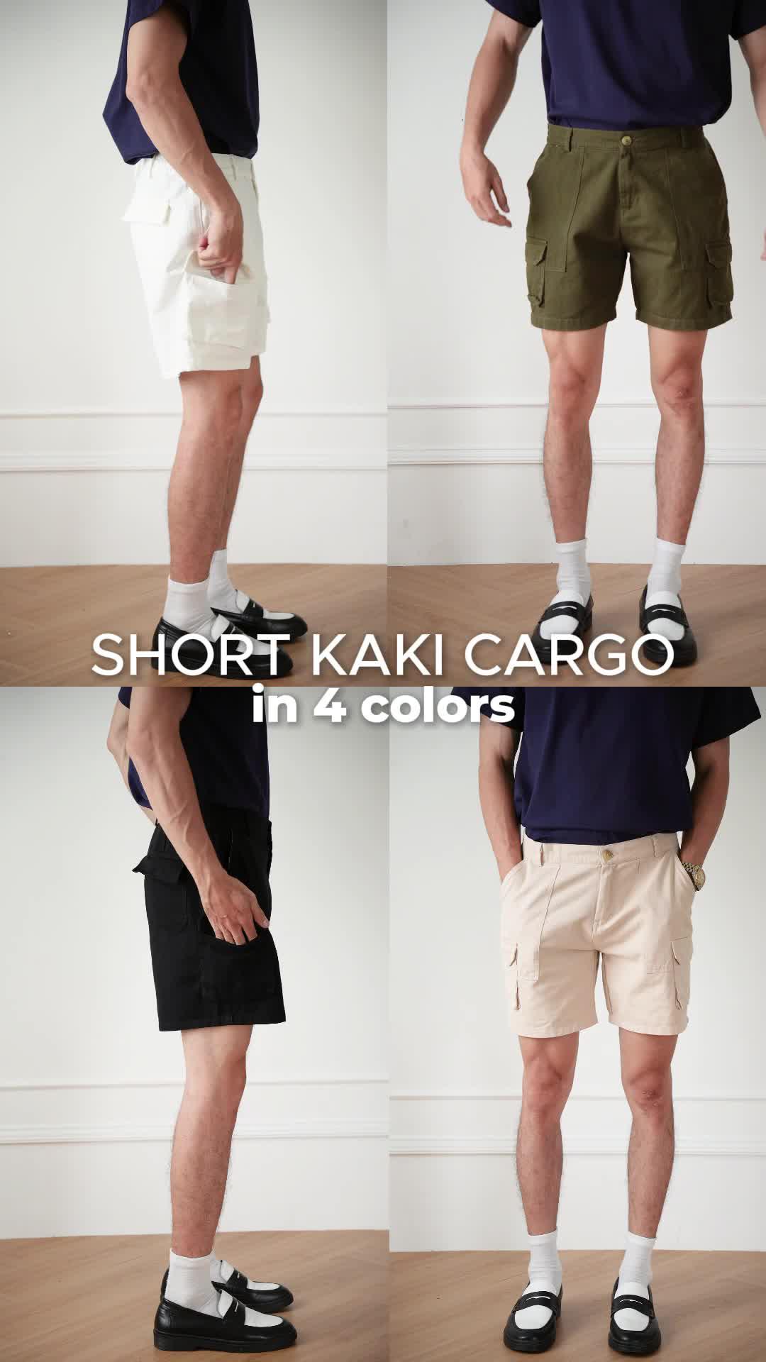 Short Kaki Cargo Fashion Promo