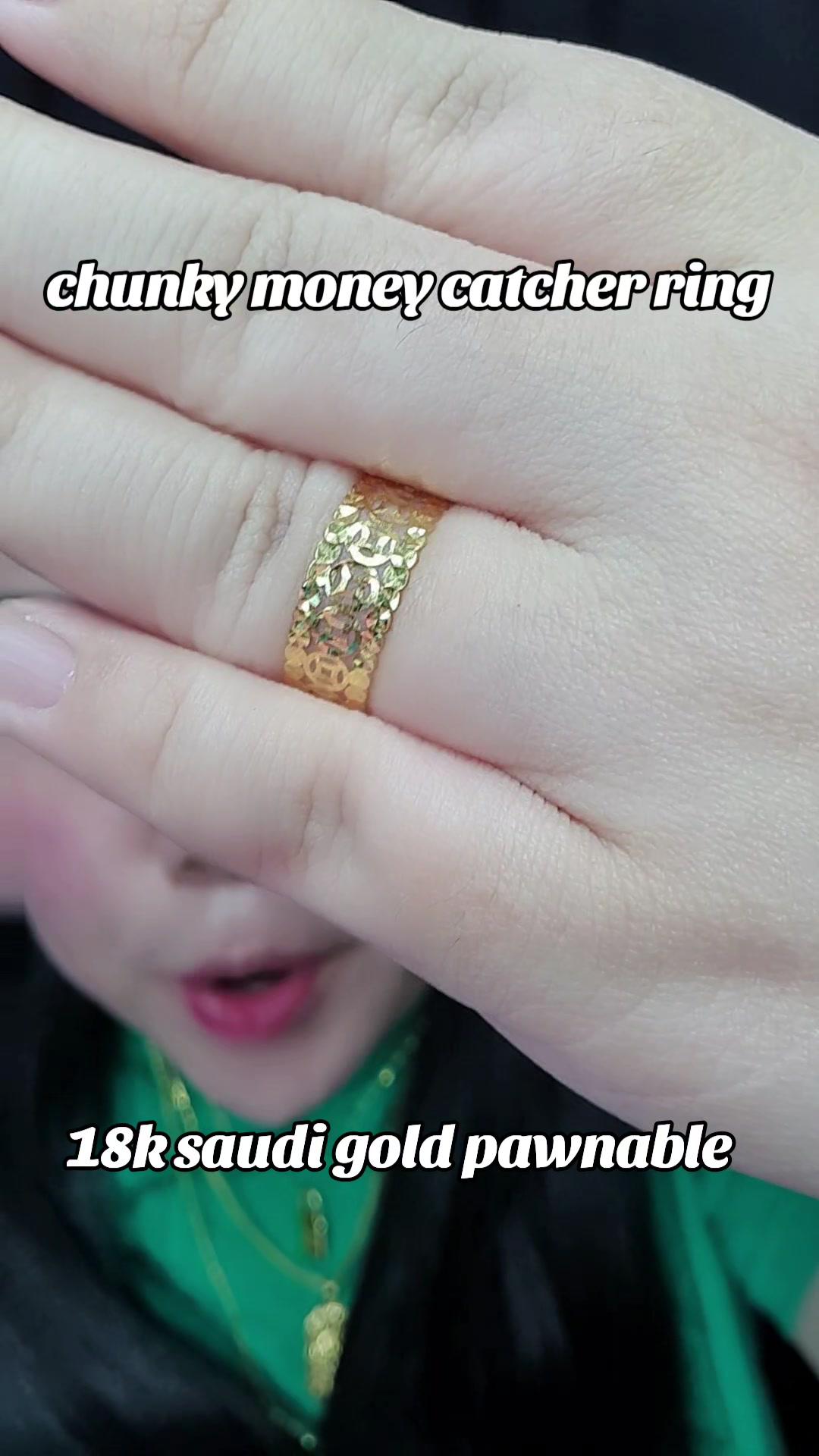 Chunky Gold Ring Jewelry Promo