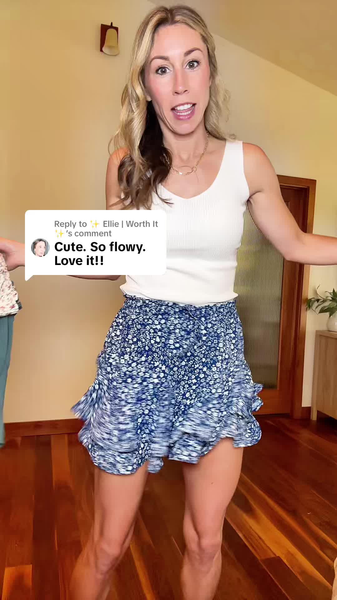 Floral Skirt Fashion Promo