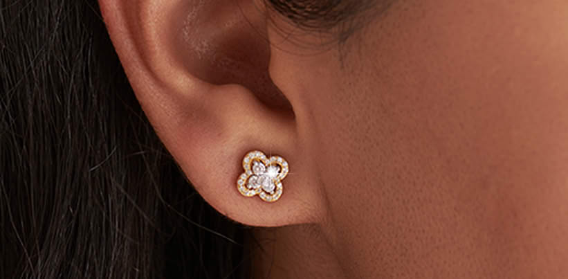 Clover Earrings Jewelry Promo