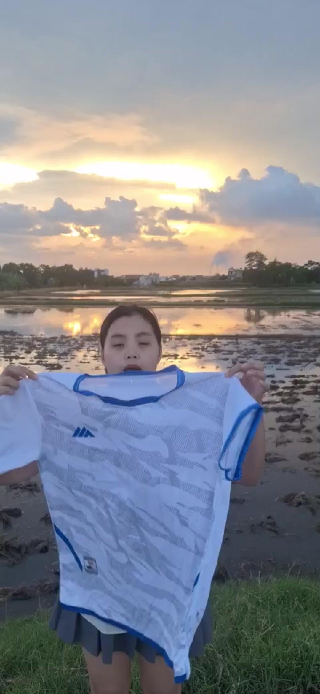 MiKa Blue Football Shirt Promo
