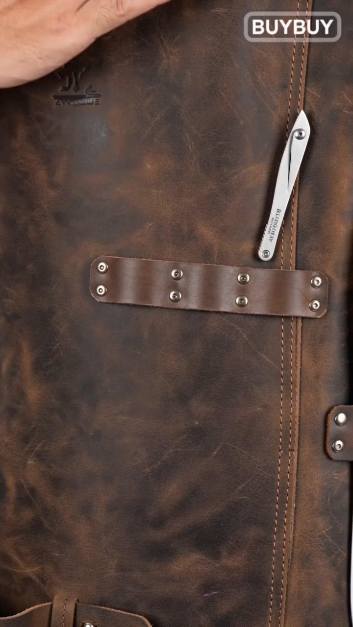 PU Leather Apron Outdoor Cooking Promo