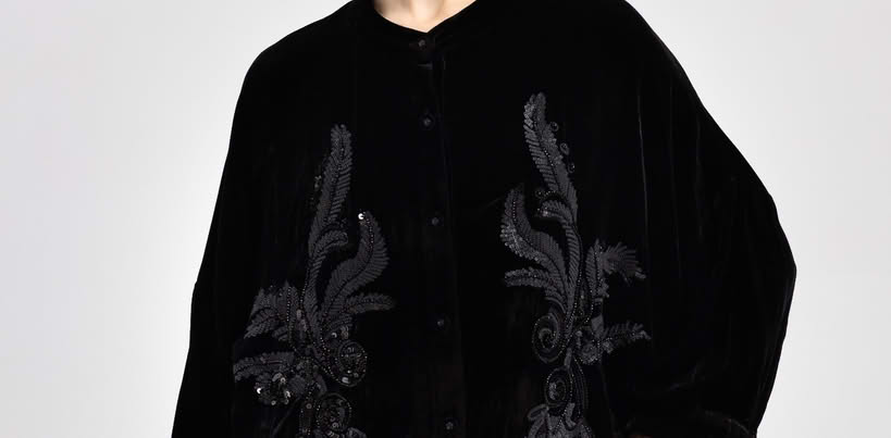 Velvet Shirt Fashion Promo