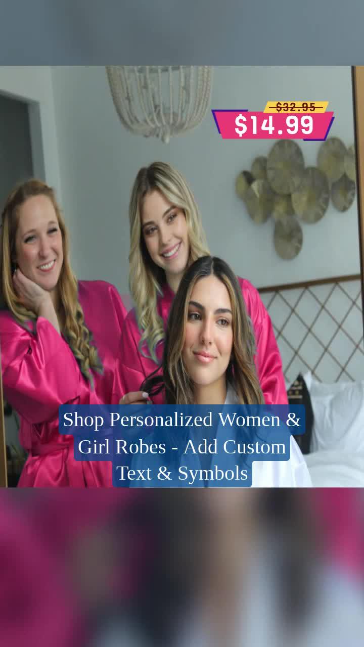 Satin Robes Fashion Promo