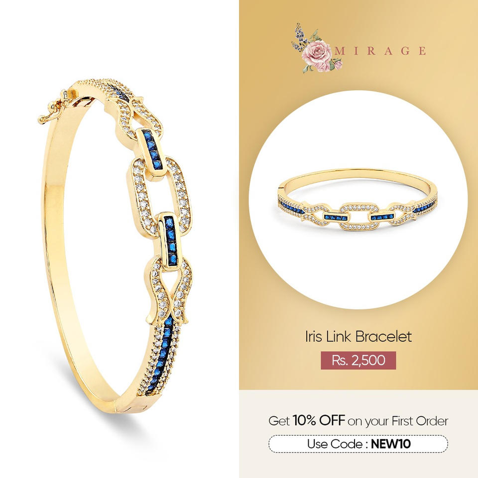 Mirage Jewels Iris Link Bracelet Promo