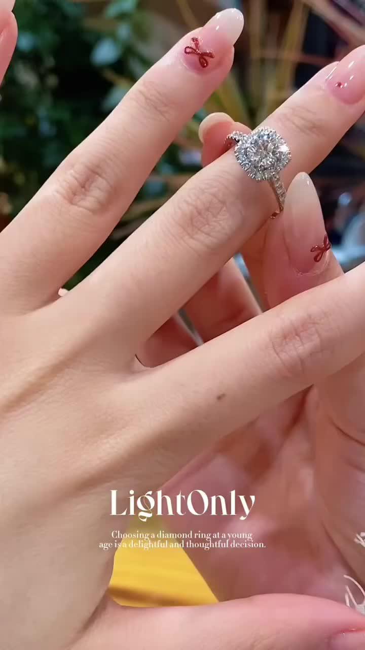 Moissanite Ring Jewelry Promo