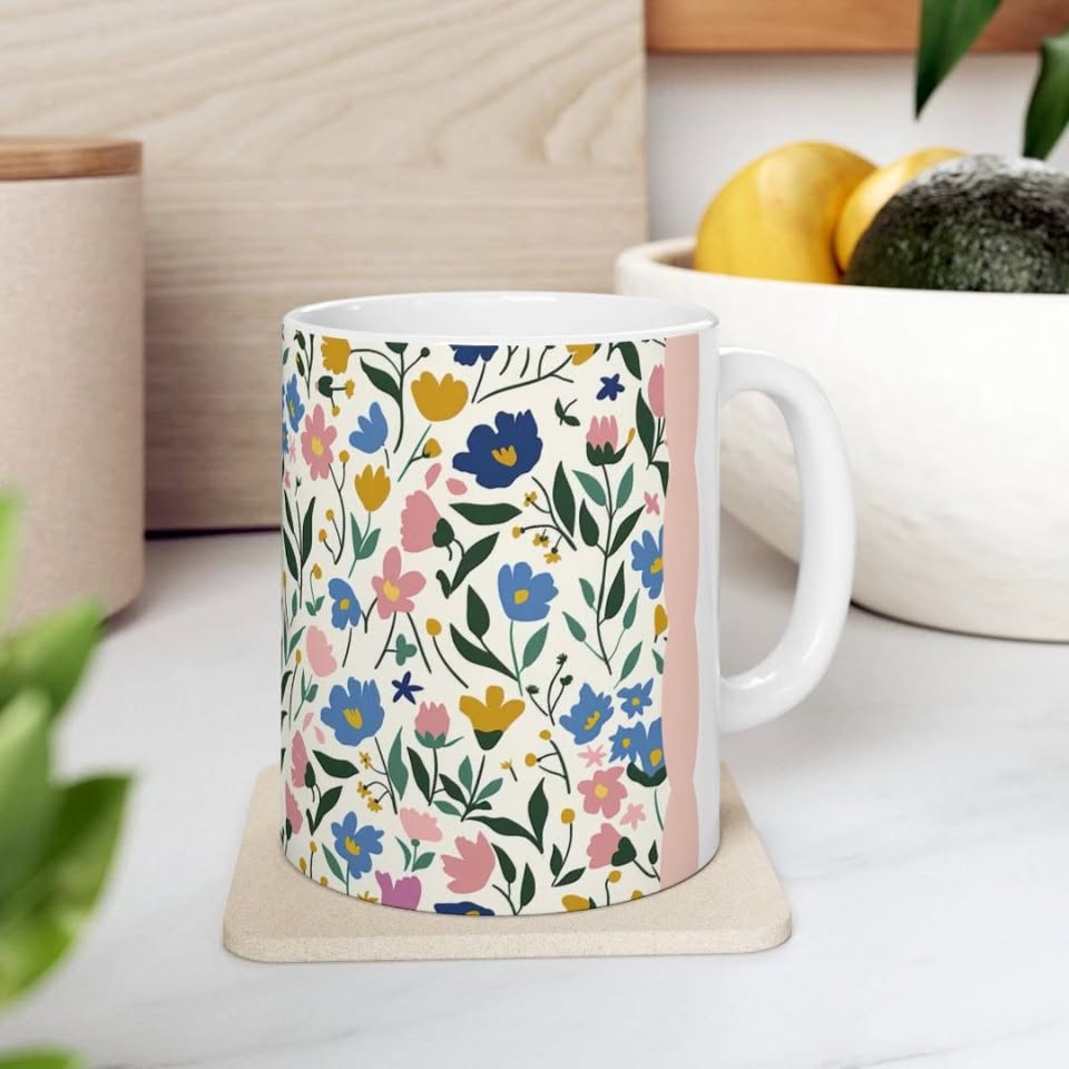 Cozy Floral Mug Promo