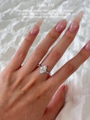 Silver Moissanite Ring Fall Deals