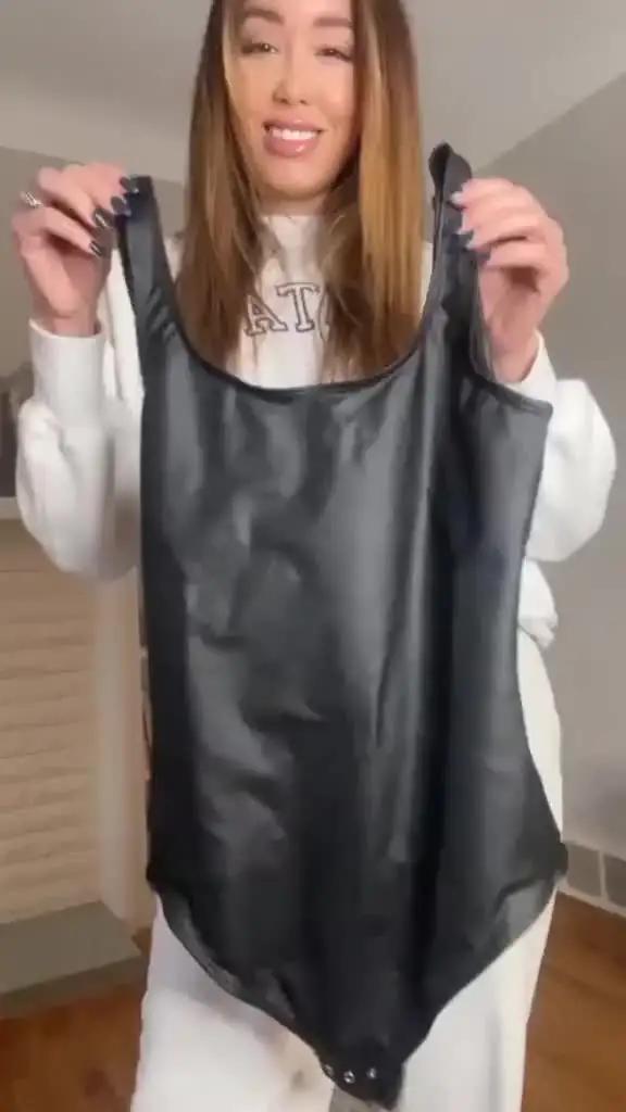 PU Bodysuit Fashion Promo
