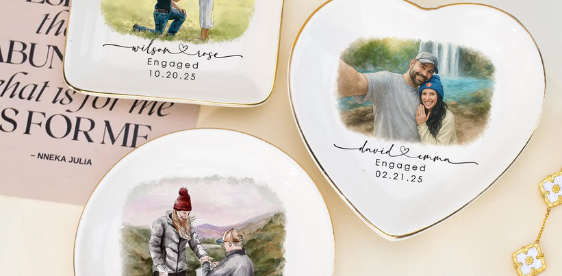 Wedding Gift Jewelry Dish Promo