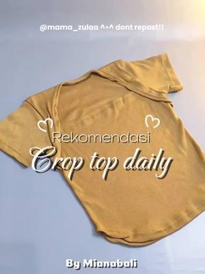 Daily Crop Top Fashion Promo