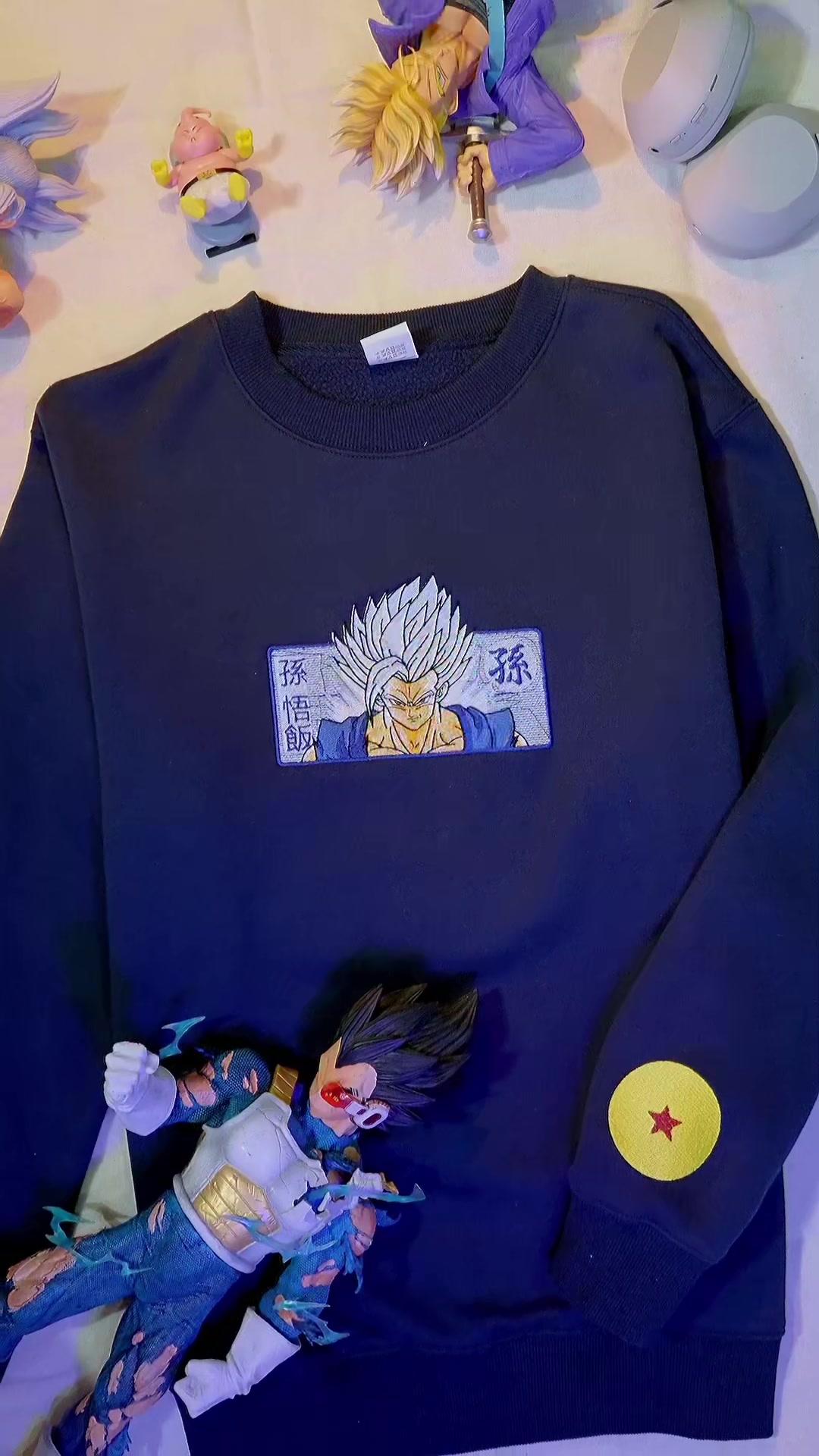 DBZ Embroidery Sweatshirt Promo