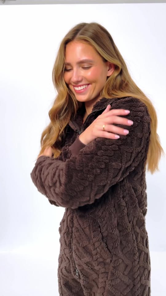 Puppy Cable Jumpsuit Cozy Promo