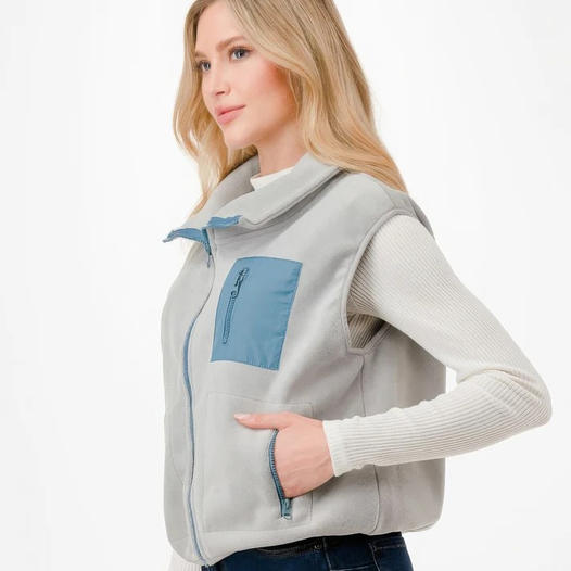 Soft Fleece Vest Fashion Promo